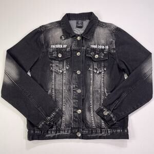 Paul McCartney Jacket Men Medium Blk Denim Freshen Up Tour 2018 Concert Beatles